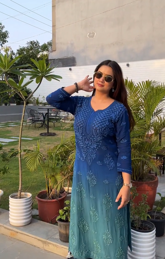 Georgette Straight Kurta Set