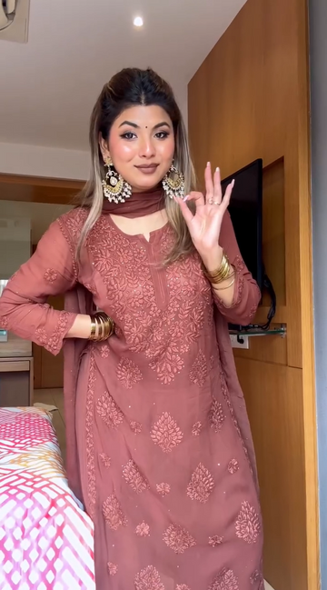 Kanika Chikanakri Kurta set